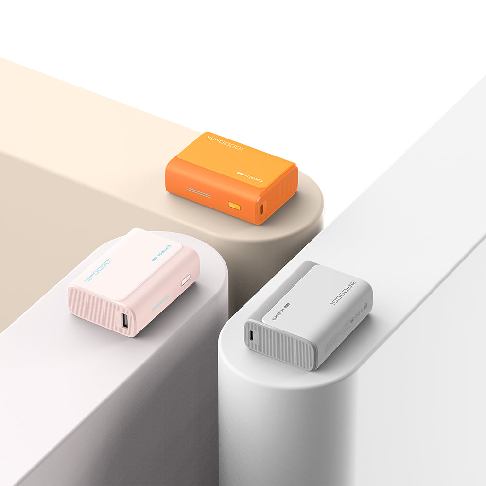 Baterie Externa Cuktech CP13, 10000mAh, 30W, QC + PD, 1 x USB-A - 1 x USB-C, Roz CUK0PB100DPK
