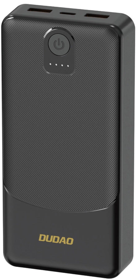 Baterie Externa Dudao K10, 10000mAh, 12W, 2 x USB-A, Neagra