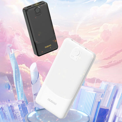 Baterie Externa Dudao K10, 10000mAh, 12W, 2 x USB-A, Neagra