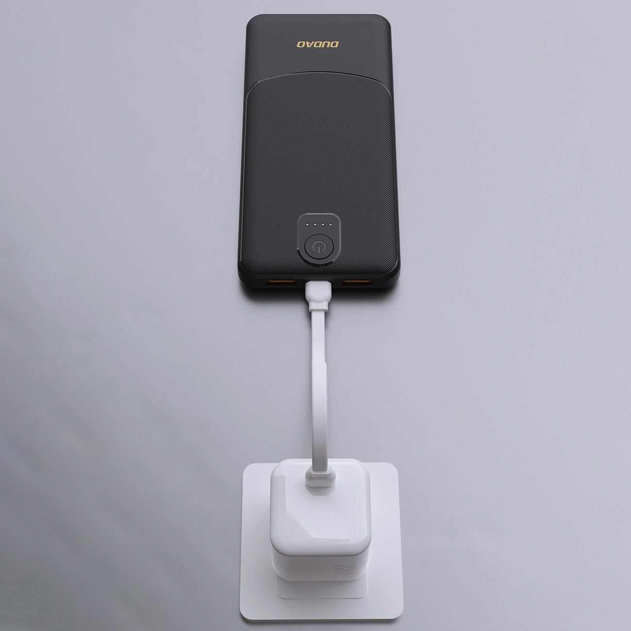Baterie Externa Dudao K10, 10000mAh, 12W, 2 x USB-A, Neagra