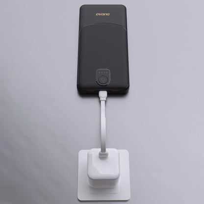 Baterie Externa Dudao K10, 10000mAh, 12W, 2 x USB-A, Neagra