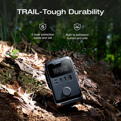 Baterie Externa EcoFlow Trail 300, 90000mAh, 300W, PD, 1 x Extensie Bricheta - 2 x USB-A - 2 x USB-C, Neagra EF-TRAIL300-N