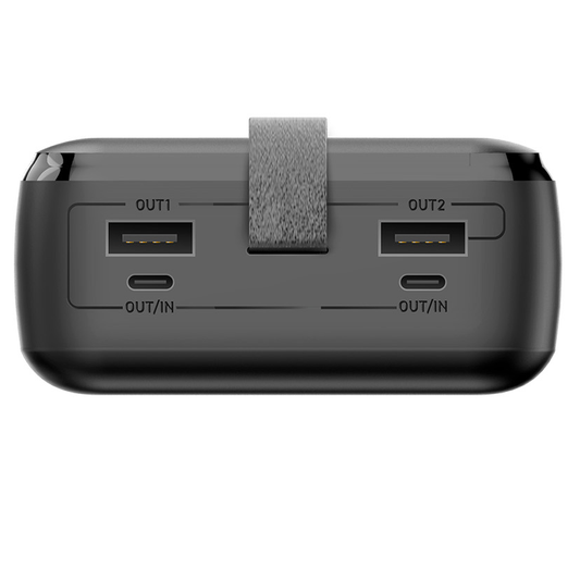 Baterie Externa Forever TB-400, 20000mAh, 65W, QC + PD, 2 x USB-A - 2 x USB-C, Neagra