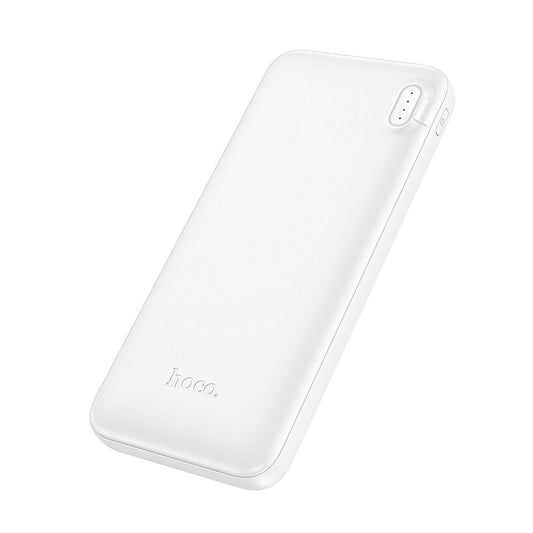 Baterie Externa HOCO J128, 10000mAh, 10W, 2 x USB-A, Alba