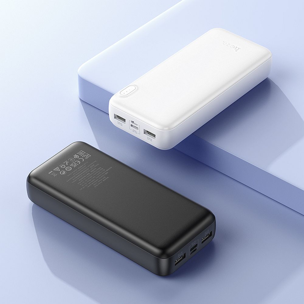 Baterie Externa HOCO J128A, 20000mAh, 10W, 2 x USB-A, Neagra