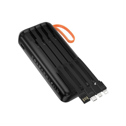 Baterie Externa HOCO J151A, 20000mAh, 10W, 1 x Lightning - 1 x microUSB - 1 x USB-A - 1 x USB-C, Neagra