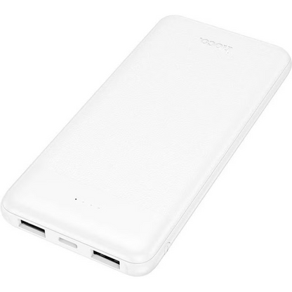 Baterie Externa HOCO J153 Stability, 10000mAh, 10W, 2 x USB-A, Alba