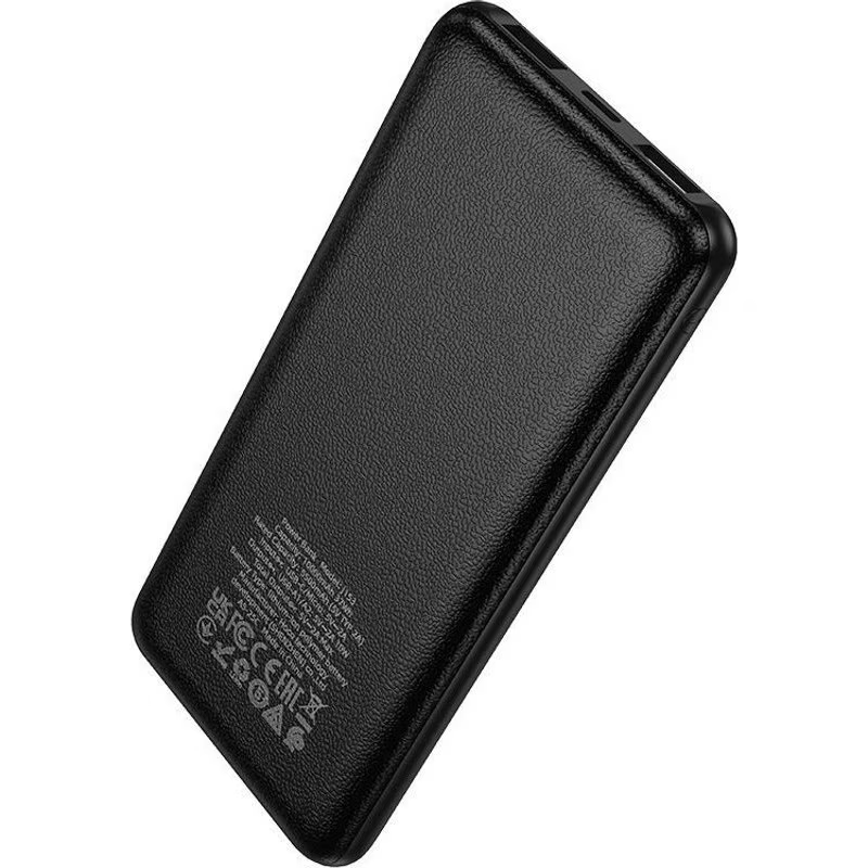 Baterie Externa HOCO J153 Stability, 10000mAh, 10W, 2 x USB-A, Neagra