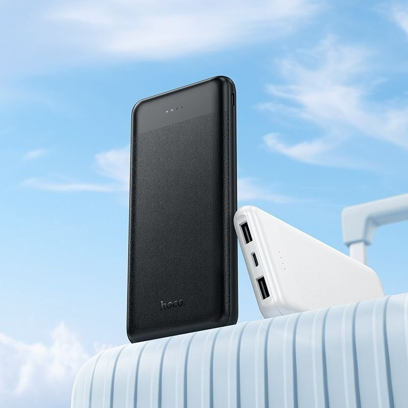 Baterie Externa HOCO J153 Stability, 10000mAh, 10W, 2 x USB-A, Neagra