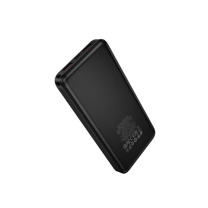 Baterie Externa HOCO J154, 10000mAh, 22.5W, QC + PD, 1 x USB-C - 2 x USB-A, Neagra