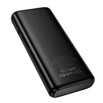 Baterie Externa HOCO J158 Pro, 10000mAh, 22.5W, QC + PD, 1 x USB-C - 2 x USB-A, Neagra