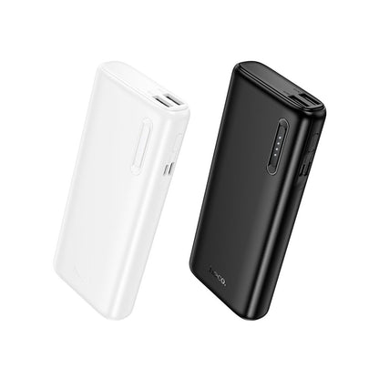 Baterie Externa HOCO J158A, 10000mAh, 10W, 2 x USB-A, Alba