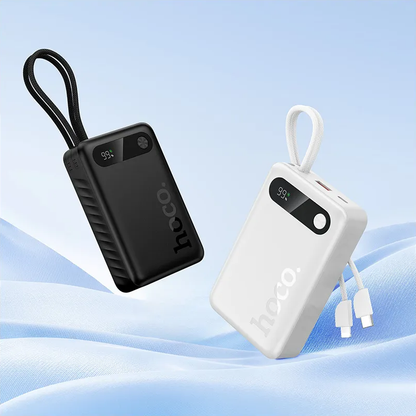 Baterie Externa HOCO J171A, 20000mAh, 22.5W, QC + PD, 1 x Lightning - 1 x USB-A - 2 x USB-C, Alba