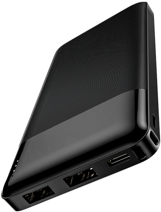 Baterie Externa HOCO J72, 10000mAh, 10W, 2 x USB-A, Neagra