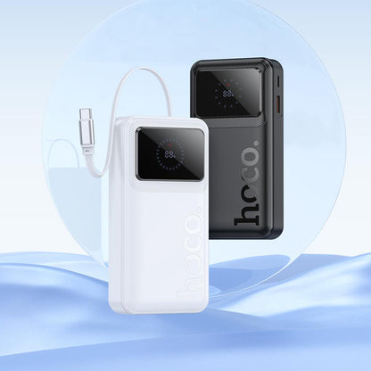 Baterie Externa HOCO Q41, 20000mAh, 22.5W, QC + PD, 1 x USB-A - 2 x USB-C, Alba