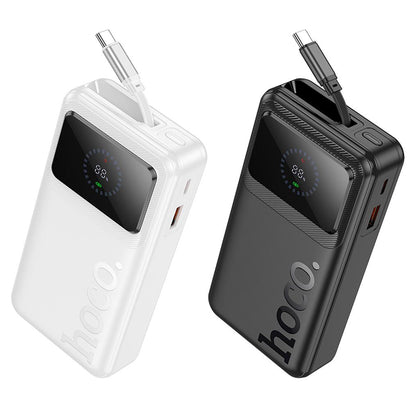 Baterie Externa HOCO Q41, 20000mAh, 22.5W, QC + PD, 1 x USB-A - 2 x USB-C, Alba