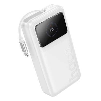 Baterie Externa HOCO Q41, 20000mAh, 22.5W, QC + PD, 1 x USB-A - 2 x USB-C, Alba