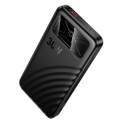 Baterie Externa HOCO Q42, 10000mAh, 30W, QC + PD, 1 x USB-A - 1 x USB-C, Neagra