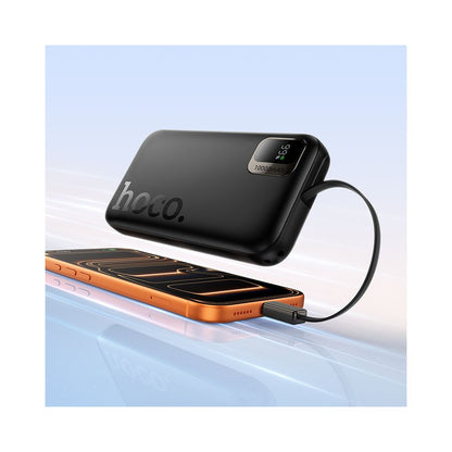 Baterie Externa HOCO Q51, 10000mAh, 20W, PD, 2 x USB-C, Neagra