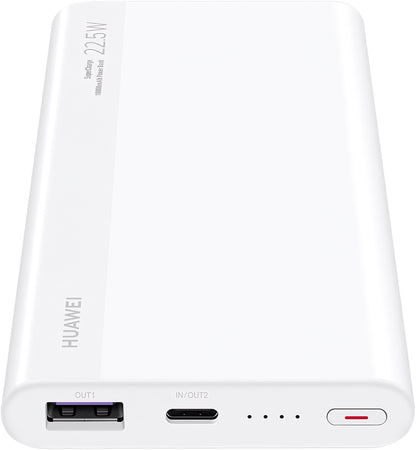 Baterie Externa Huawei SuperCharge, 10000mAh, 22.5W, QC + PD, 1 x USB-A - 1 x USB-C, Alba 55034445