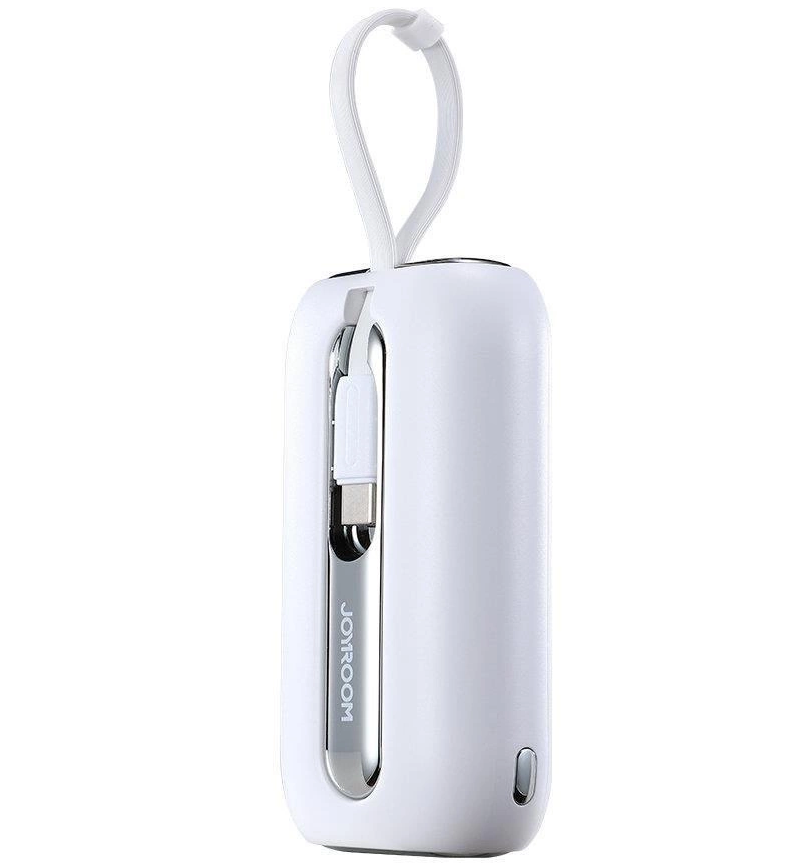 Baterie Externa Joyroom Colorful Series JR-L012, 10000mAh, 22.5W, QC + PD, 1 x Lightning - 2 x USB-C, Alba