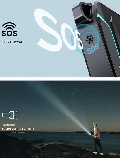 Baterie Externa Joyroom JR-L017, 10000mAh, 22.5W, QC + PD, 1 x Lightning - 1 x USB-A - 2 x USB-C, Neagra