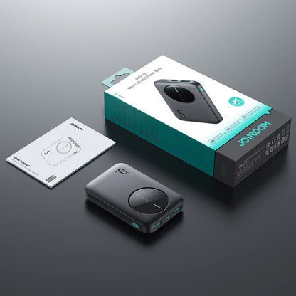 Baterie Externa Joyroom JR-PBF13, 5000mAh, 12W, 1 x USB-C - 2 x USB-A, Neagra