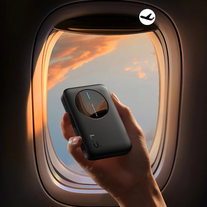 Baterie Externa Joyroom JR-PBF13, 5000mAh, 12W, 1 x USB-C - 2 x USB-A, Neagra