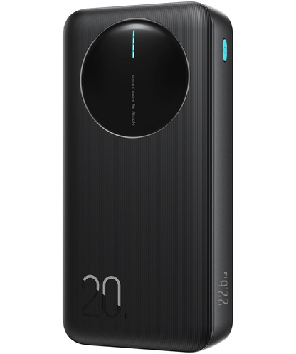 Baterie Externa Joyroom JR-PBF14 Pro, 20000mAh, 22.5W, QC + PD, 1 x USB-C - 2 x USB-A, Neagra