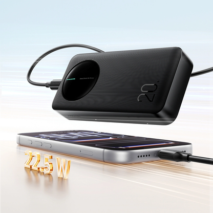 Baterie Externa Joyroom JR-PBF14 Pro, 20000mAh, 22.5W, QC + PD, 1 x USB-C - 2 x USB-A, Neagra