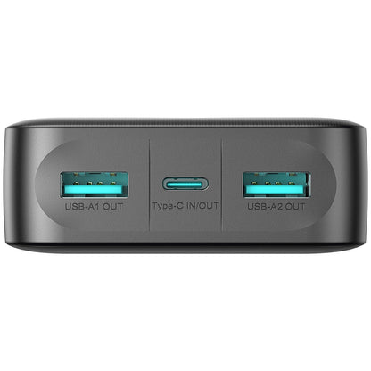 Baterie Externa Joyroom JR-PBF14, 20000mAh, 12W, 1 x USB-C - 2 x USB-A, Neagra