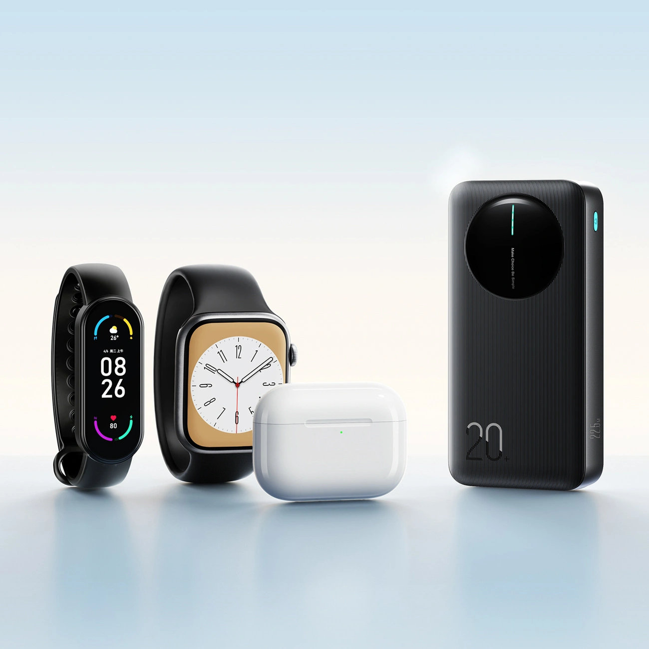 Baterie Externa Joyroom JR-PBF14 Pro, 20000mAh, 22.5W, QC + PD, 1 x USB-C - 2 x USB-A, Neagra