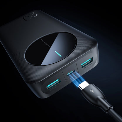 Baterie Externa Joyroom JR-PBF14, 20000mAh, 12W, 1 x USB-C - 2 x USB-A, Neagra