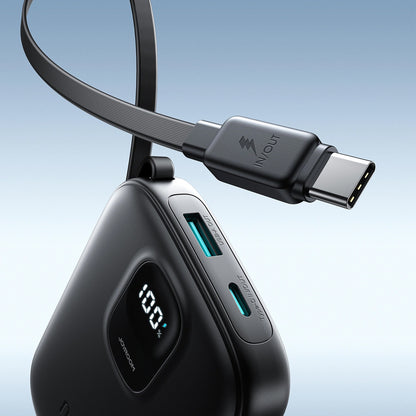 Baterie Externa Joyroom JR-PBF17, 10000mAh, 22.5W, QC + PD, 1 x USB-A - 2 x USB-C, Neagra