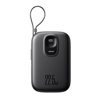 Baterie Externa Joyroom JR-PBF18, 10000mAh, 22.5W, QC + PD, 1 x Lightning - 1 x USB-A - 1 x USB-C, Neagra