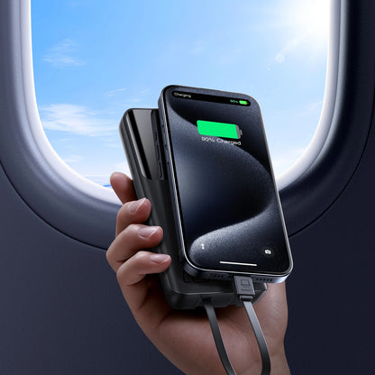 Baterie Externa Joyroom JR-PBF19, 10000mAh, 22.5W, QC + PD, 1 x Lightning - 1 x USB-A - 2 x USB-C, Neagra