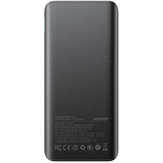 Baterie Externa Joyroom JR-PBF20, 10000mAh, 25W, QC + PD, 1 x USB-C - 2 x USB-A, Neagra