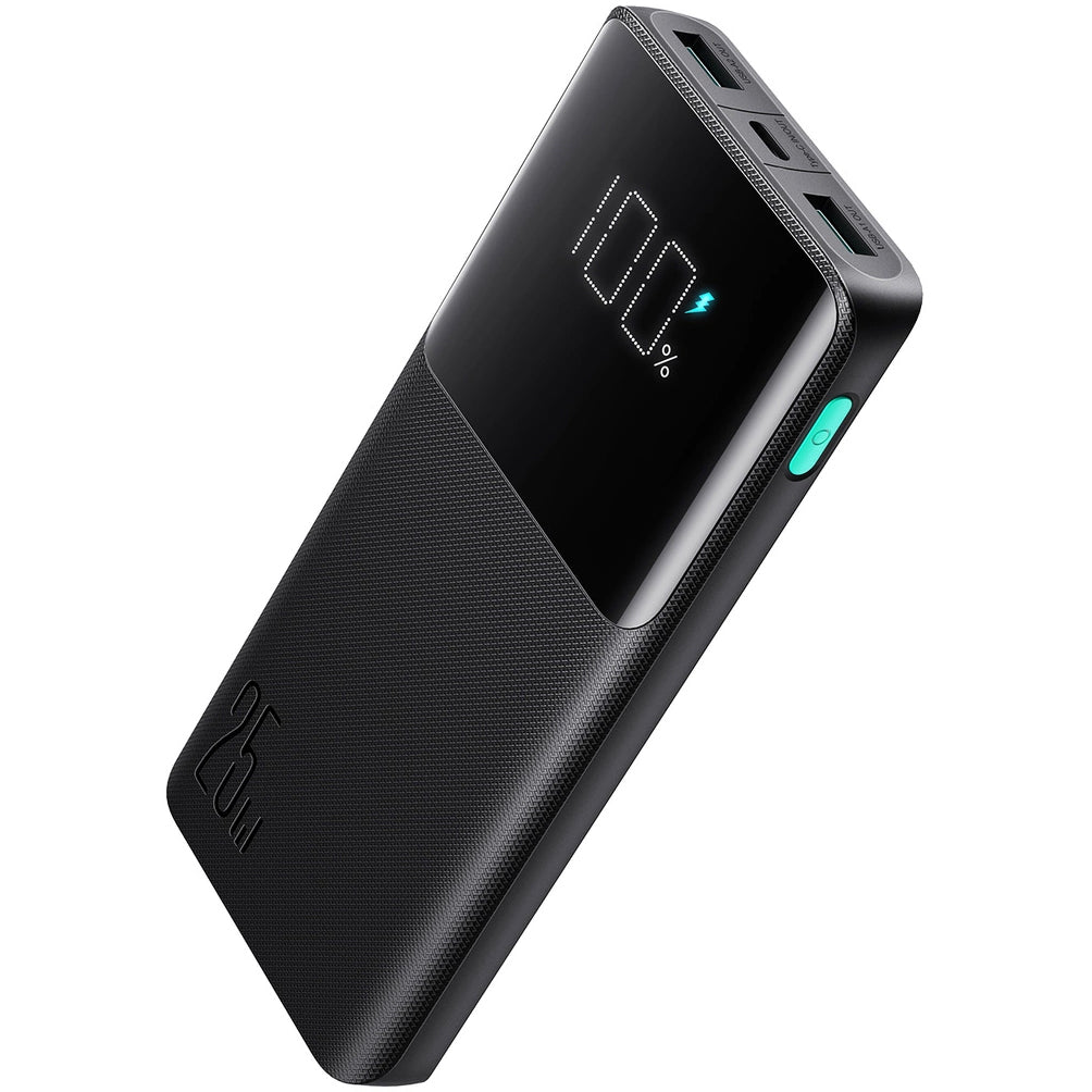 Baterie Externa Joyroom JR-PBF20, 10000mAh, 25W, QC + PD, 1 x USB-C - 2 x USB-A, Neagra