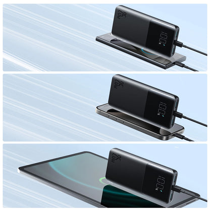 Baterie Externa Joyroom JR-PBF20, 10000mAh, 25W, QC + PD, 1 x USB-C - 2 x USB-A, Neagra