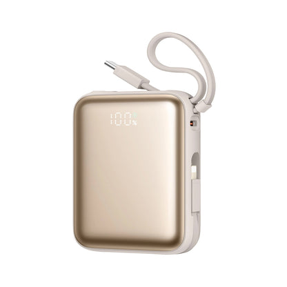 Baterie Externa Joyroom JR-PBF27, 10000mAh, 22.5W, PD, 1 x Lightning - 2 x USB-C, Aurie