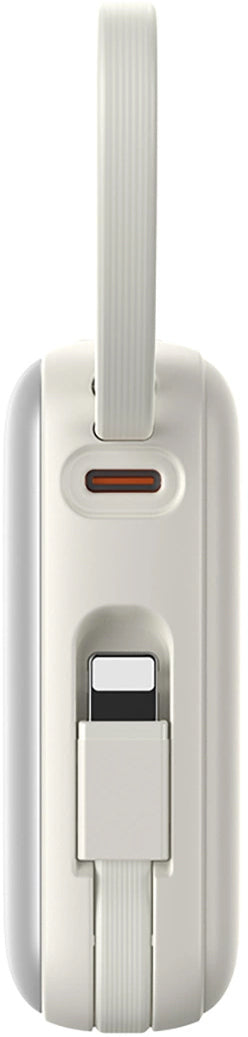 Baterie Externa Joyroom JR-PBF27, 10000mAh, 22.5W, PD, 1 x Lightning - 2 x USB-C, Alba