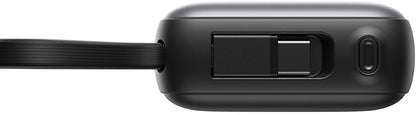 Baterie Externa Joyroom JR-PBF27, 10000mAh, 22.5W, QC + PD, 1 x Lightning - 2 x USB-C, Neagra