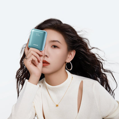 Baterie Externa Joyroom JR-PBF27, 10000mAh, 22.5W, PD, 1 x Lightning - 2 x USB-C, Albastra