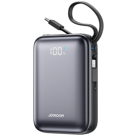 Baterie Externa Joyroom JR-PBF29, 20000mAh, 22.5W, QC + PD, 1 x Lightning - 2 x USB-C, Neagra
