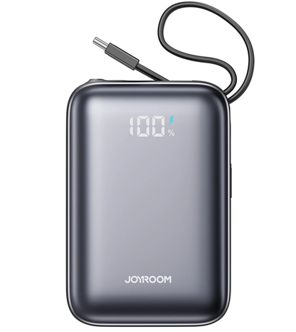 Baterie Externa Joyroom JR-PBF29, 20000mAh, 22.5W, QC + PD, 1 x Lightning - 2 x USB-C, Neagra