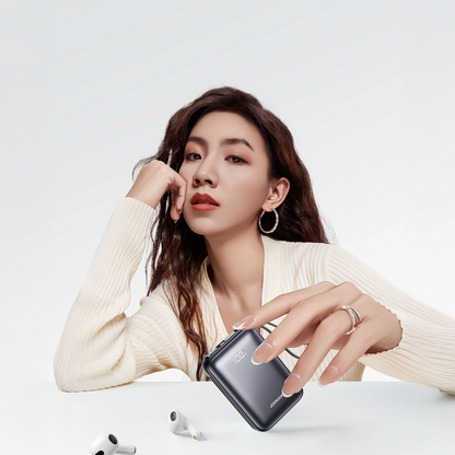 Baterie Externa Joyroom JR-PBF29, 20000mAh, 22.5W, QC + PD, 1 x Lightning - 2 x USB-C, Neagra