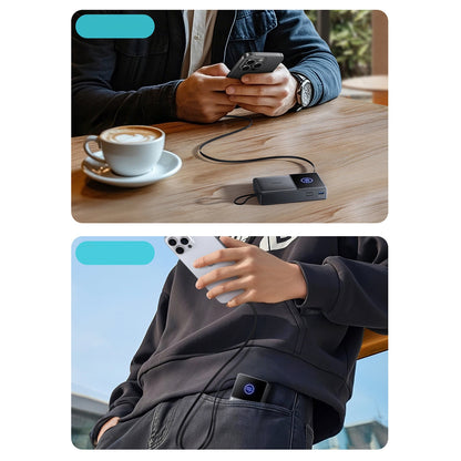 Baterie Externa Joyroom JR-PR1, 10000mAh, 22.5W, PD, 2 x USB-C, Gri