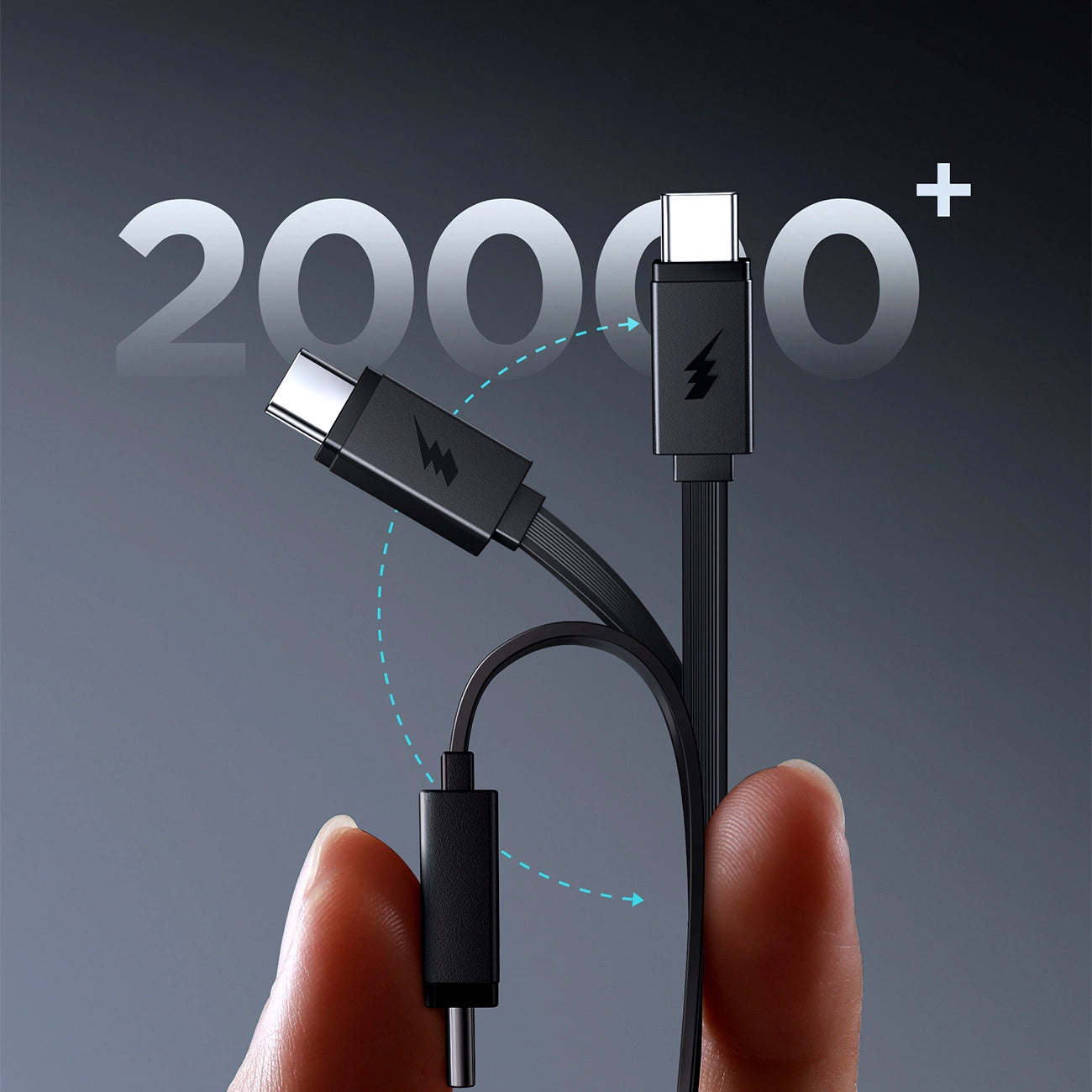 Baterie Externa Joyroom JR-PR1, 10000mAh, 22.5W, PD, 2 x USB-C, Gri