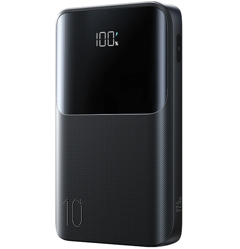 Baterie Externa Joyroom JR-QP191, 10000mAh, 22.5W, QC + PD, 1 x USB-A - 2 x USB-C, Neagra