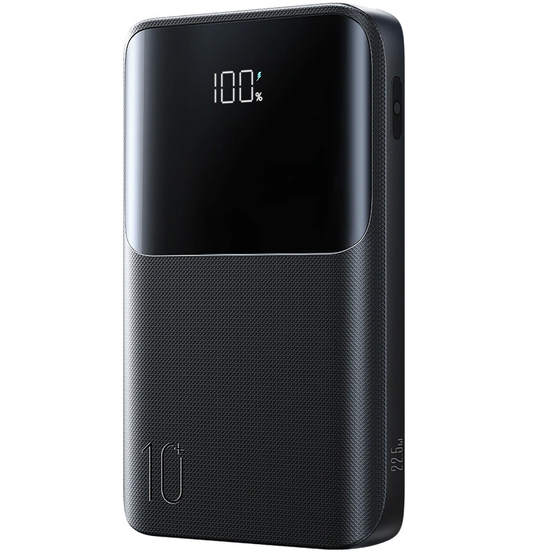 Baterie Externa Joyroom JR-QP191, 10000mAh, 22.5W, QC + PD, 1 x USB-A - 2 x USB-C, Neagra